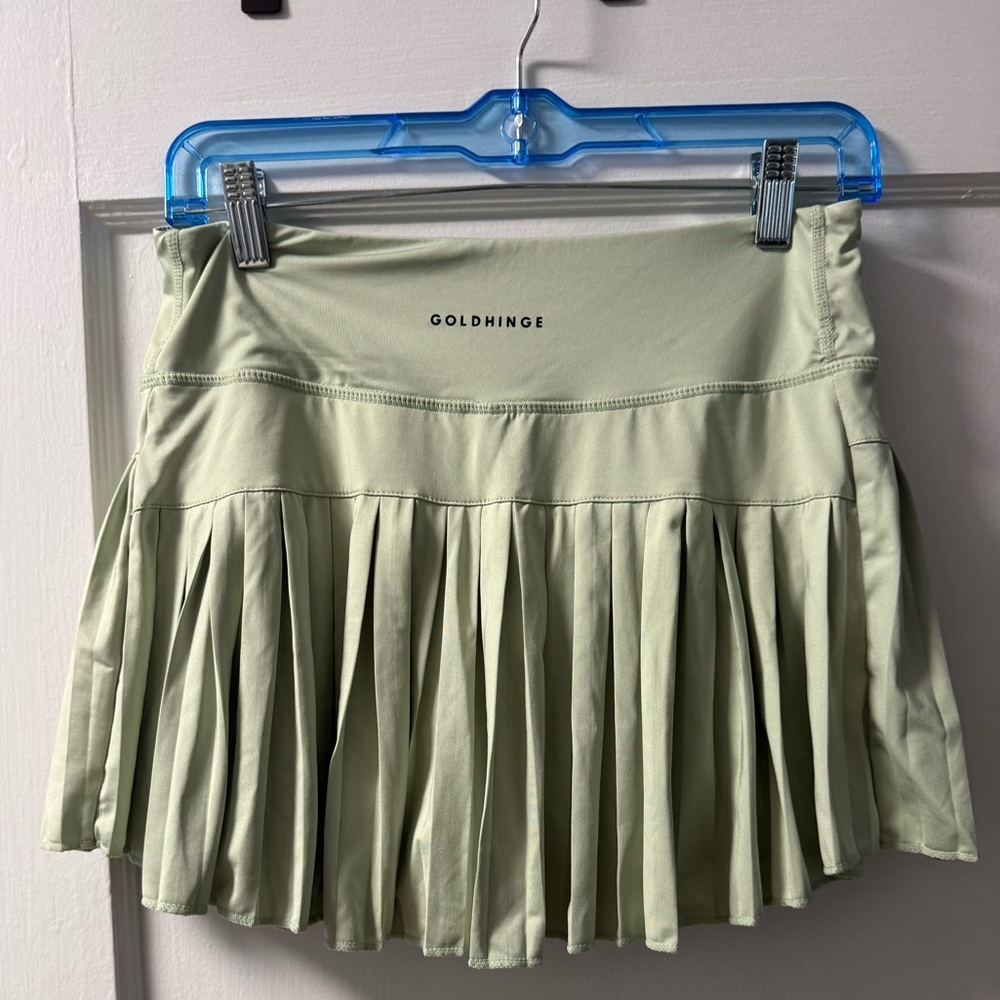 Light Sage Green Goldhinge Skirt